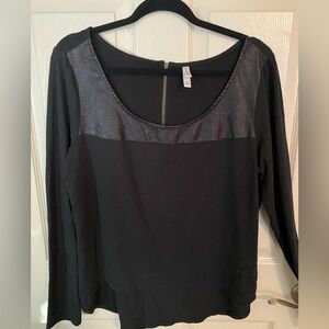Lightly worn black blouse